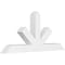 Ekena Millwork Saratoga Architectural Grade PVC Gable Bracket, 72"W x 33"H x 6"D x 6"F, 11/12 Pitch GBP072X33X0606SAR00 - alternate 1